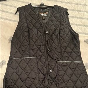 Barbour Black Quilted Vest